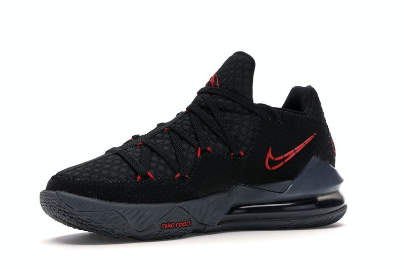 Nike LeBron 17 Low Black Red Dark Grey