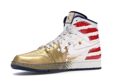 Jordan 1 Retro Dave White Wings For the Future Gold
