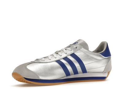 adidas Country OG Matte Silver Bright Blue Cloud White