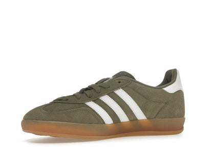 adidas Gazelle Indoor Olive Strata Cloud White Gum