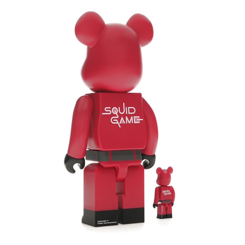 Bearbrick x Squid Game Guard (Triangle) 100% & 400% Set