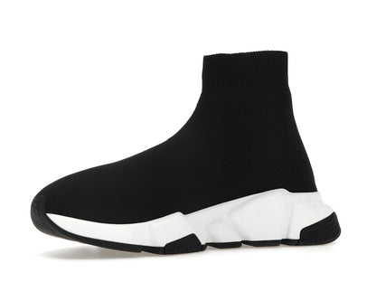 Balenciaga Speed Graffiti Trainers White Black Logo (Women's)