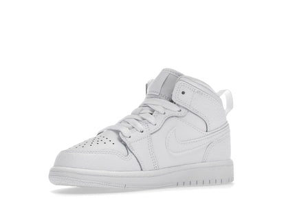 Jordan 1 Mid Triple White (2021) (PS)