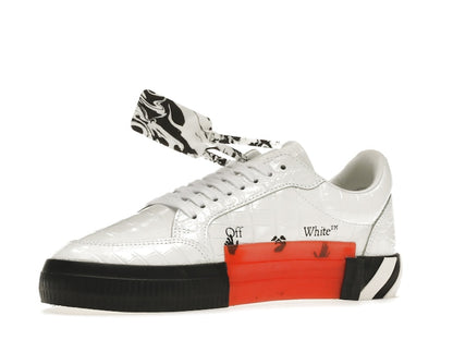 OFF-WHITE Vulc Low Croco Leather White Black