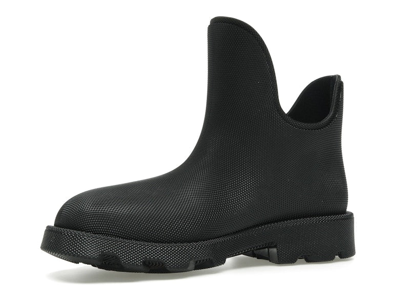 Burberry Marsh Round-Toe Ankle Boots Black