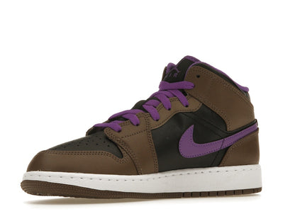 Jordan 1 Mid Purple Mocha (GS)
