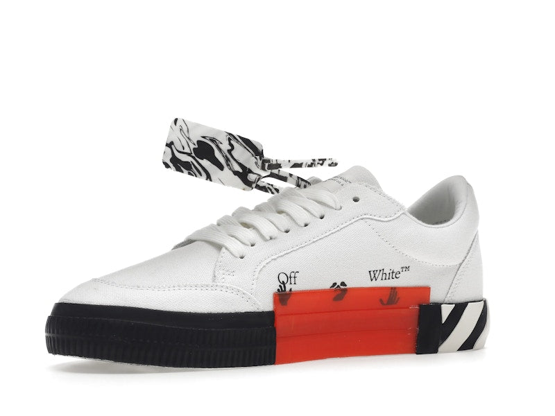OFF-WHITE Vulcanized Low Canvas White Black