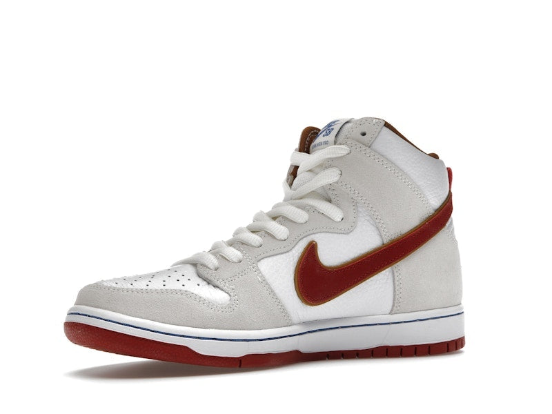 Nike SB Dunk High Sail Bright Crimson