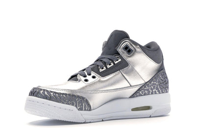 Jordan 3 Retro Premium Heiress Metallic Silver (GS)