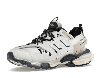 Balenciaga Track Worn Out In White Black