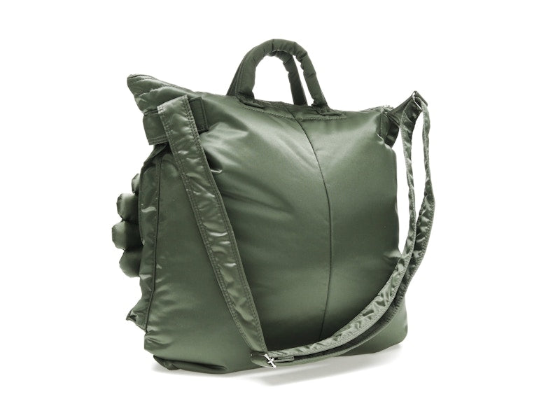 Takashi Murakami x PORTER 2Way Helmet Bag Sage Green