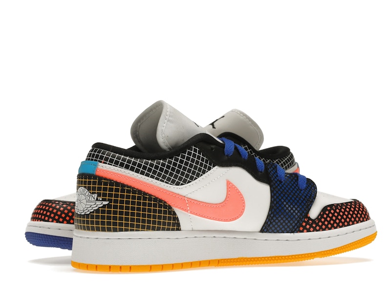 Jordan 1 Low MMD Multi-Color Grid (GS)