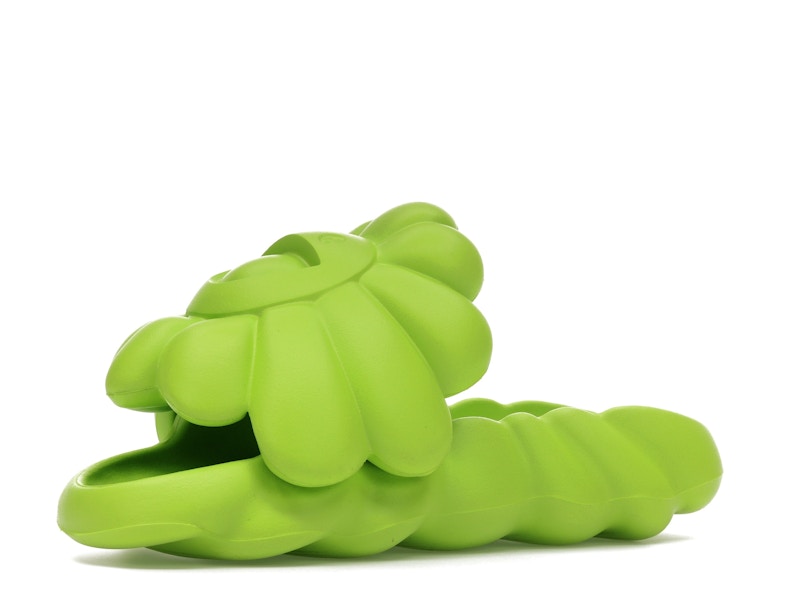 Takashi Murakami Ohana Full-Bloom Slide Lime Zest
