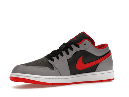 Jordan 1 Low Black Light Smoke Grey Gym Red