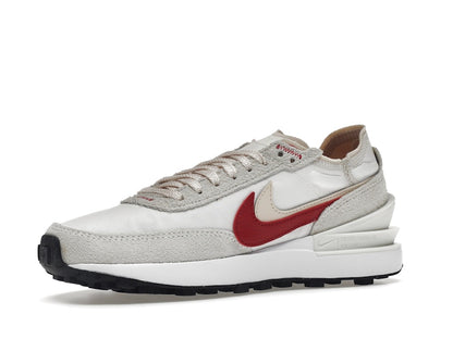 Nike Waffle One SE Sail Pearl White Black Gym Red (Women's)