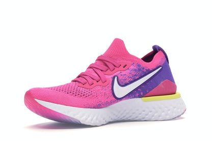 Nike Epic React Flyknit 2 Laser Fuchsia White (Women's)