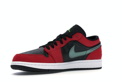 Jordan 1 Low Black Green Pulse Gym Red