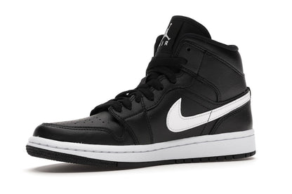 Jordan 1 Mid Black White (Women's)