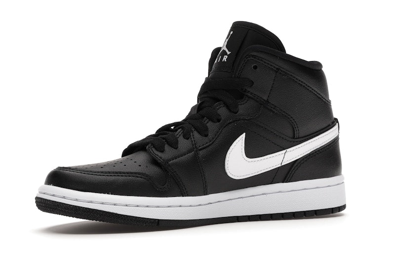 Jordan 1 Mid Black White (Women's)
