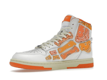 AMIRI Skel Top Hi Bandana White Orange