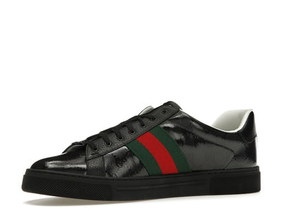 Gucci Ace GG Crystal Canvas Black