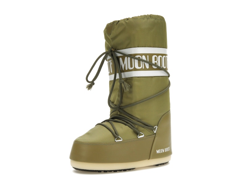 Moon Boot Icon Nylon Boot Khaki