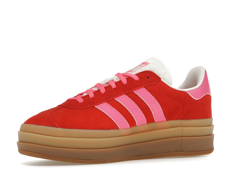 adidas Gazelle Bold Collegiate Red Lucid Pink (Women's)