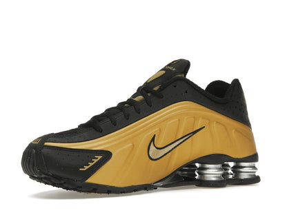 Nike Shox R4 Black Metallic Gold (Women's)