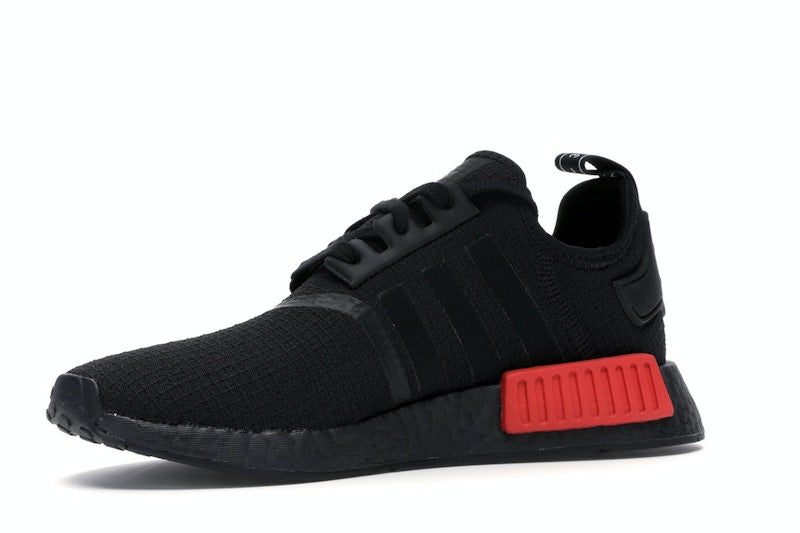 adidas NMD R1 Core Black Lush Red