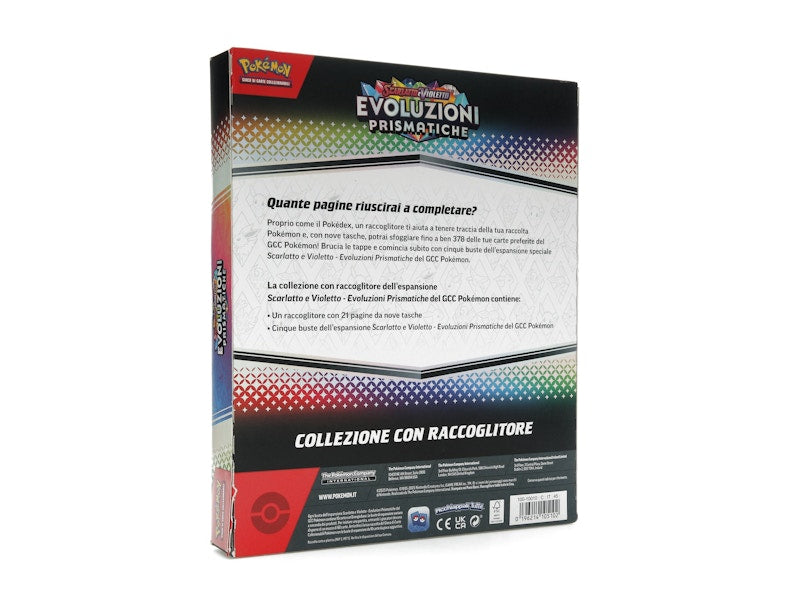 Pokémon Scarlet & Violet Prismastic Evolution Binder Collection (Italian)