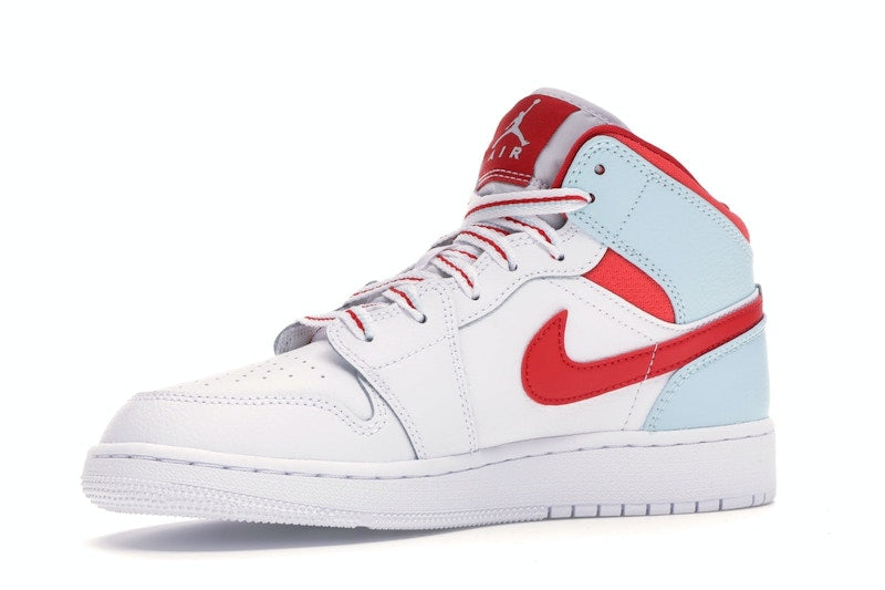 Jordan 1 Mid White Topaz Mist (GS)