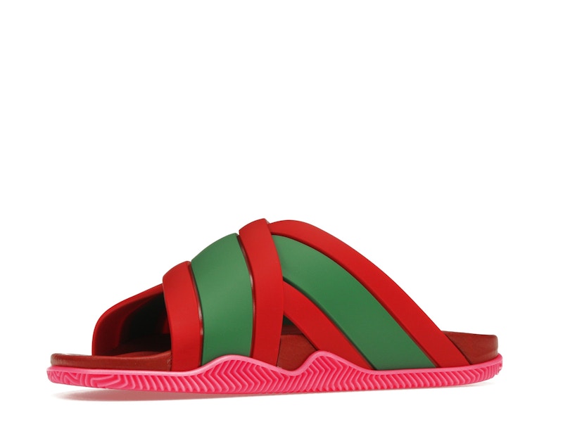 Gucci Web Slide Pink Rubber (Women's)
