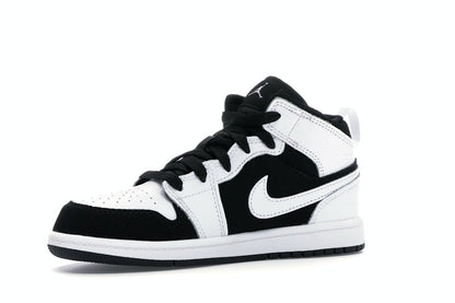 Jordan 1 Mid White Black (PS)