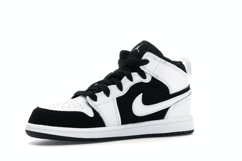 Jordan 1 Mid White Black (PS)