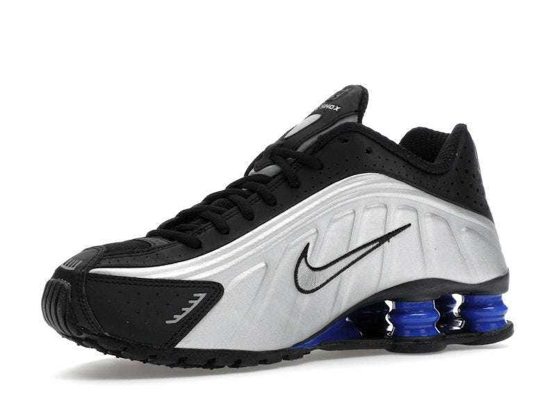 Nike Shox R4 Metallic Silver Black Racer Blue (Women's)