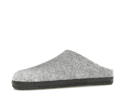 Birkenstock Zermatt Shearling Clog Wool Felt Light Gray