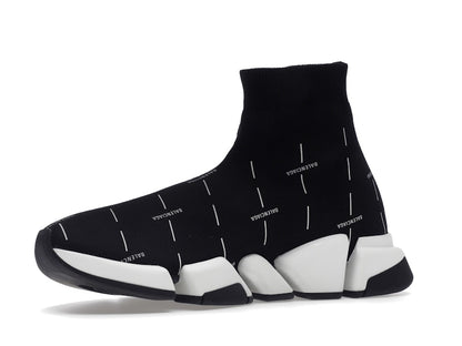 Balenciaga Speed 2.0 Black White Logo
