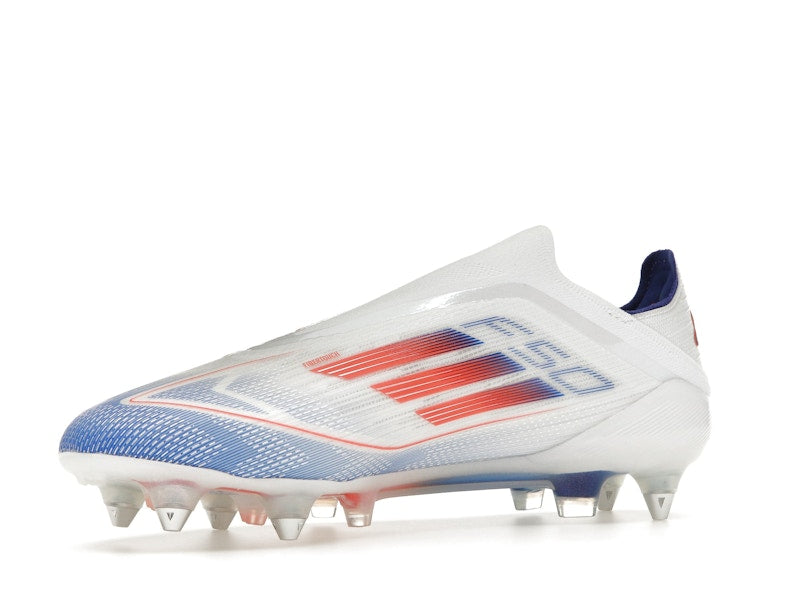 adidas F50 Elite Laceless SG Cloud White Solar Red Lucid Blue