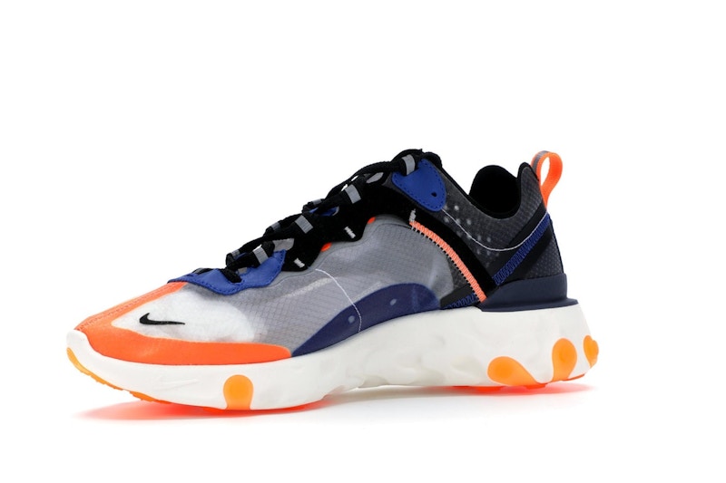 Nike React Element 87 Thunder Blue/Total Orange