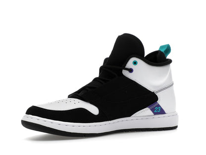 Jordan Fadeaway Black White Grape