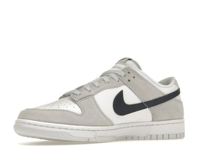 Nike Dunk Low White Grey Navy Aqua Mini Swoosh