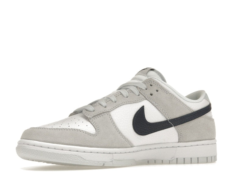 Nike Dunk Low White Grey Navy Aqua Mini Swoosh