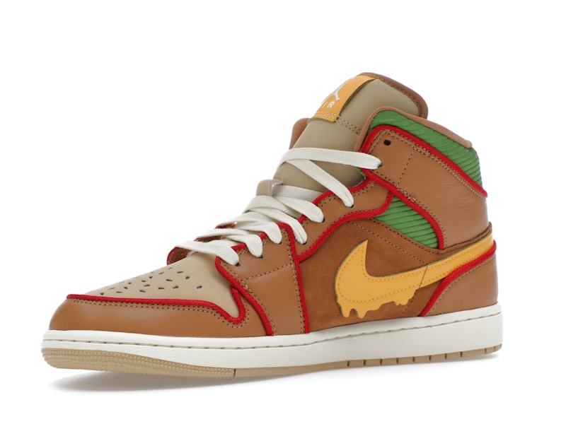 Jordan 1 Mid SE Cheeseburger