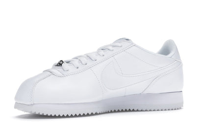 Nike Cortez Basic Leather White White-Wolf Grey-Mtllc Silver
