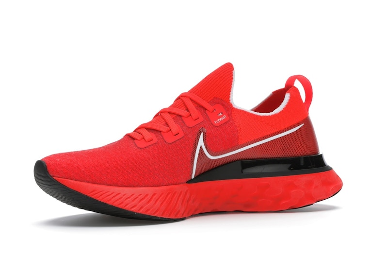 Nike React Infinity Run Flyknit Bright Crimson Black