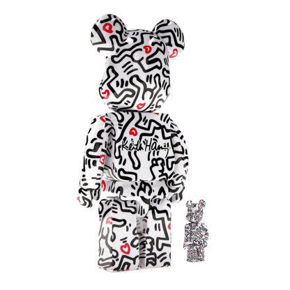 Bearbrick Keith Haring #8 100% & 400% Set