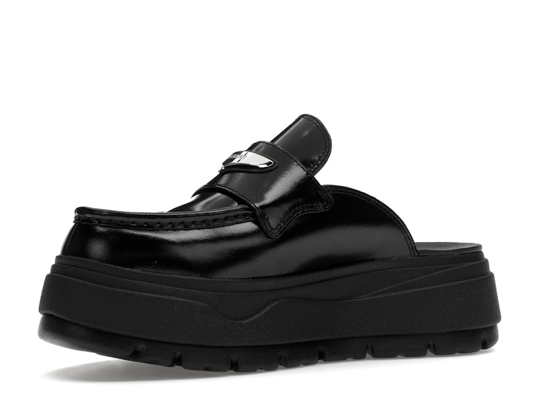 Jordan Mule Black Metallic Silver (Women's)