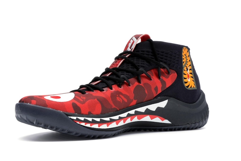 adidas Dame 4 A Bathing Ape Red