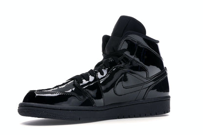 Jordan 1 Mid SE Triple Black Patent (Women's)