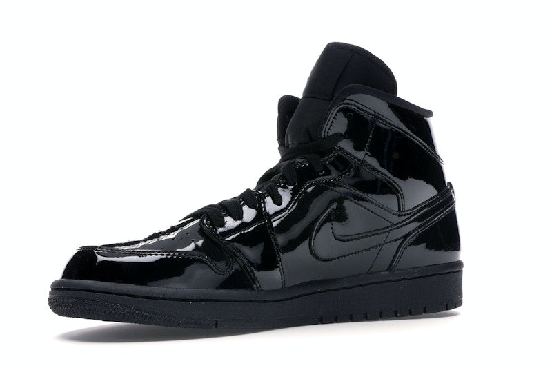 Jordan 1 Mid SE Triple Black Patent (Women's)